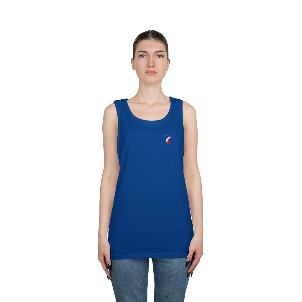France Rooster Tank Top — French Tricolor Coq Graphic