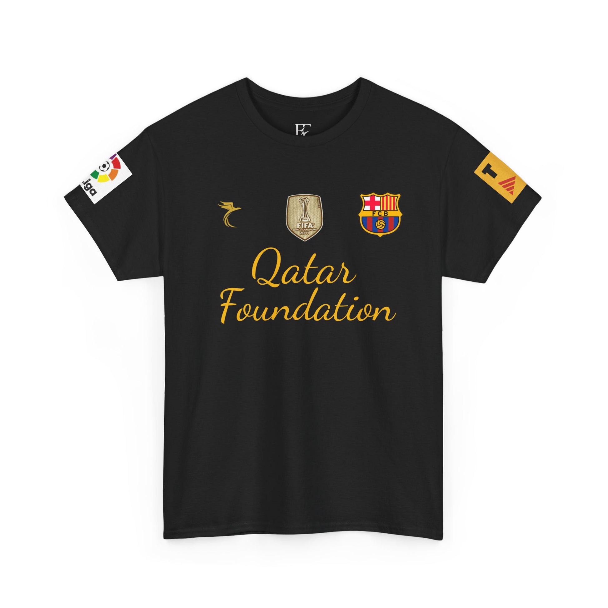 2012 Messi Barcelona Heavy Cotton Tee with Qatar Foundation  image 2
