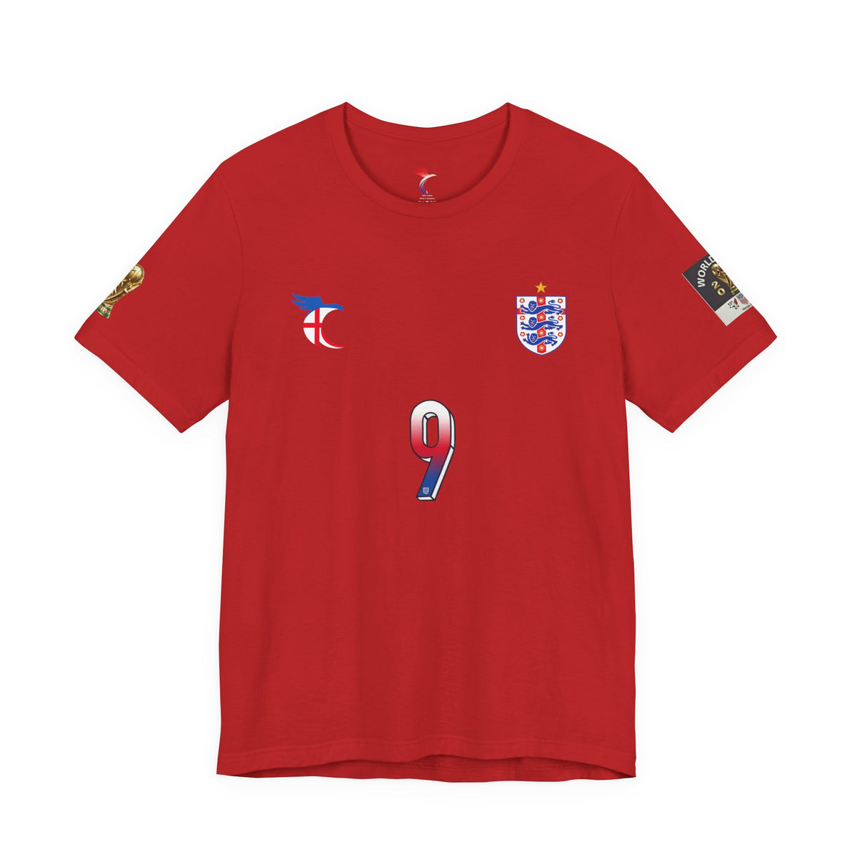 England Kane #9 Jersey Tee — Kane #9 Back Print