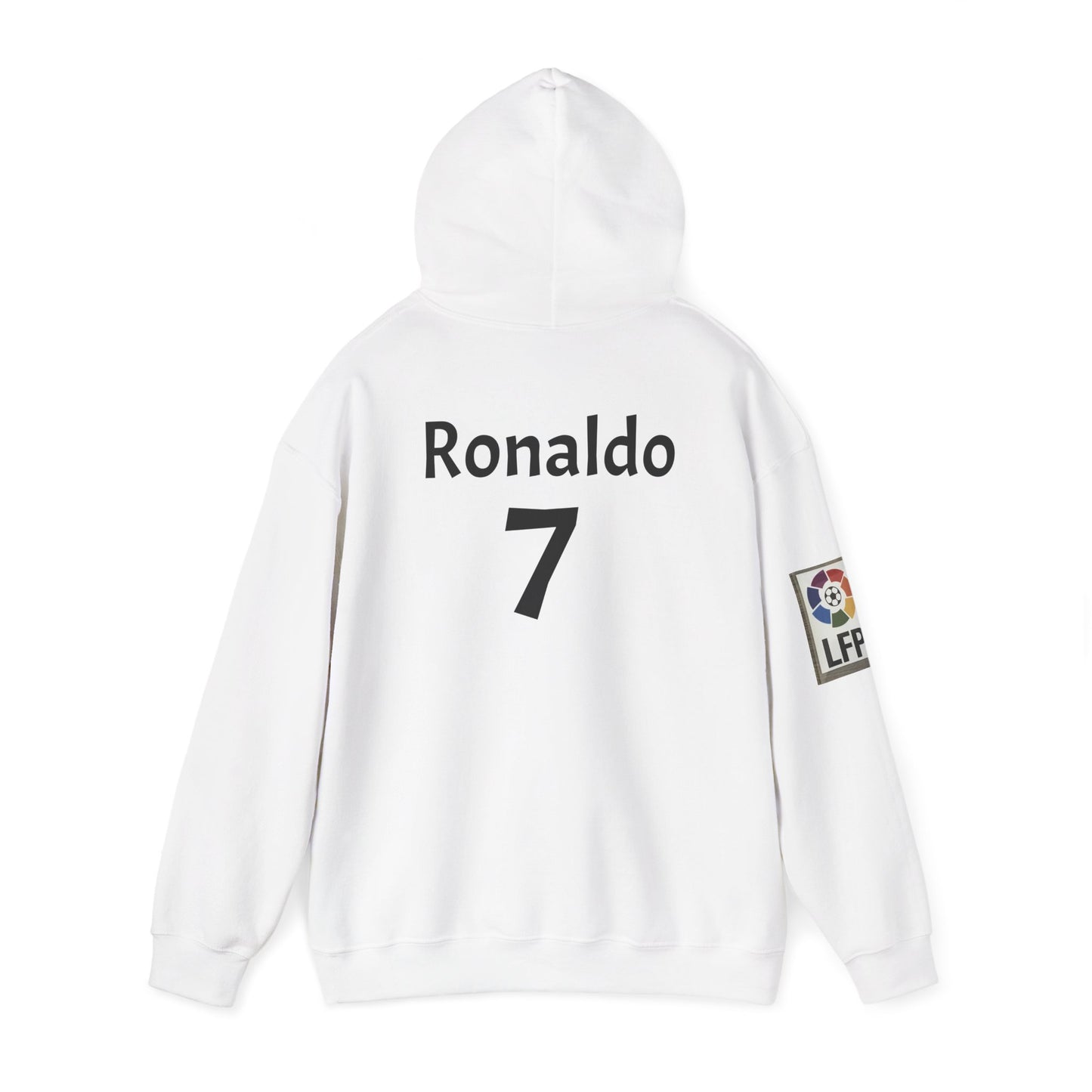Real Madrid CR7 Fan Hoodie, Unisex Sports Sweatshirt, Cozy Athletic Apparel image 2