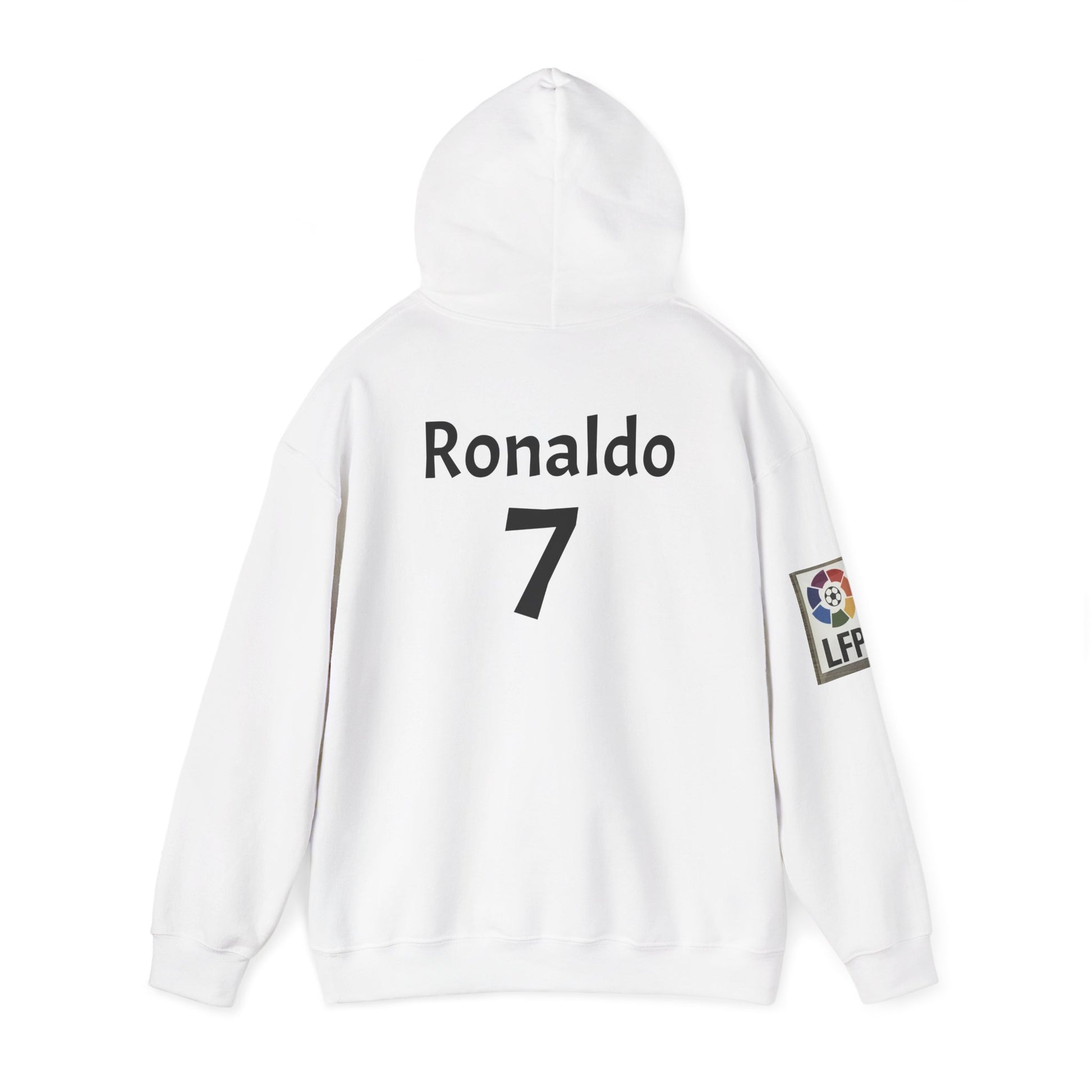 Real Madrid CR7 Fan Hoodie, Unisex Sports Sweatshirt, Cozy Athletic Apparel image 2