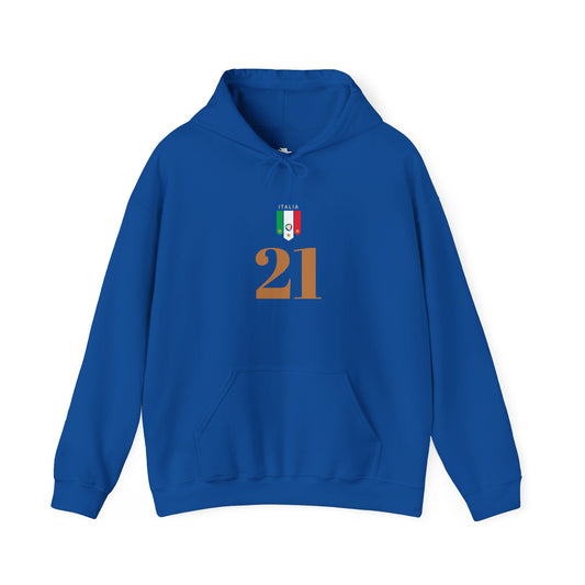 Pirlo 21 Men's Soccer Hooded Sweatshirt, Sports Apparel image 0
