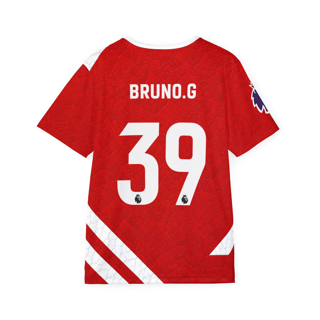 Arsenal Red Soccer Jersey - "Bruno.G 39" Replica Football Shirt