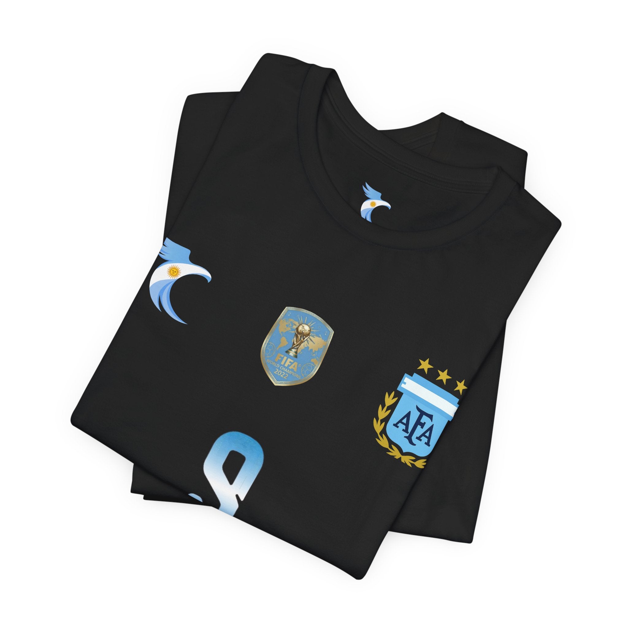 Argentina Alverez #9 Jersey Tee — J. Álvarez #9 Replica Football Shirt