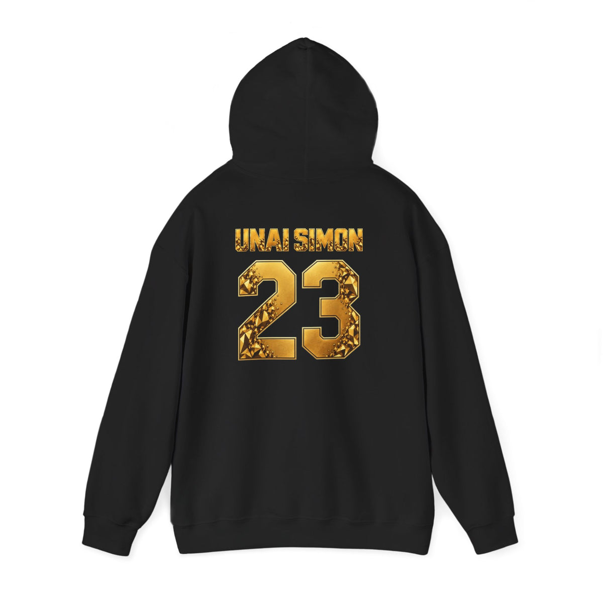 Unai Simon #23 Goalkeeper of the Year football hoodie in black and gold