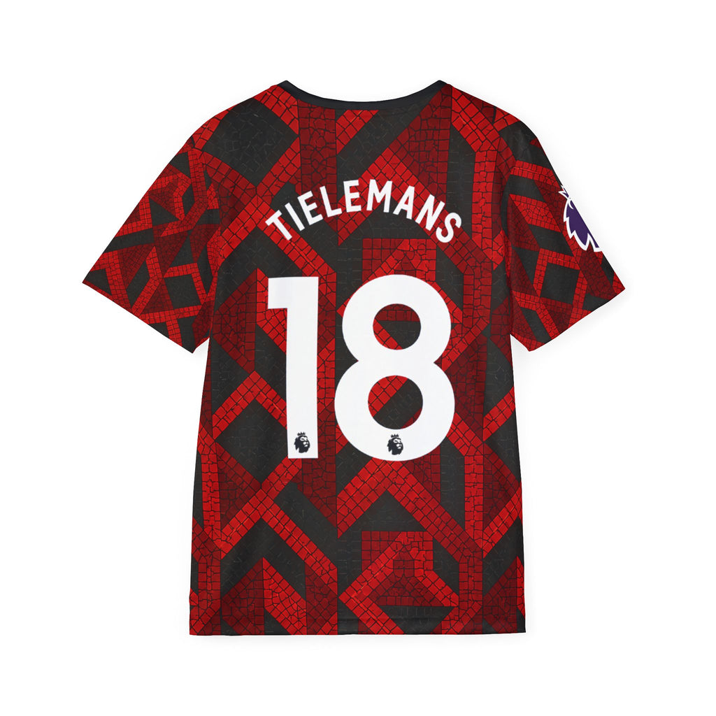 Manchester Red Mosaic Jersey — Tielemans 18 Soccer Shirt