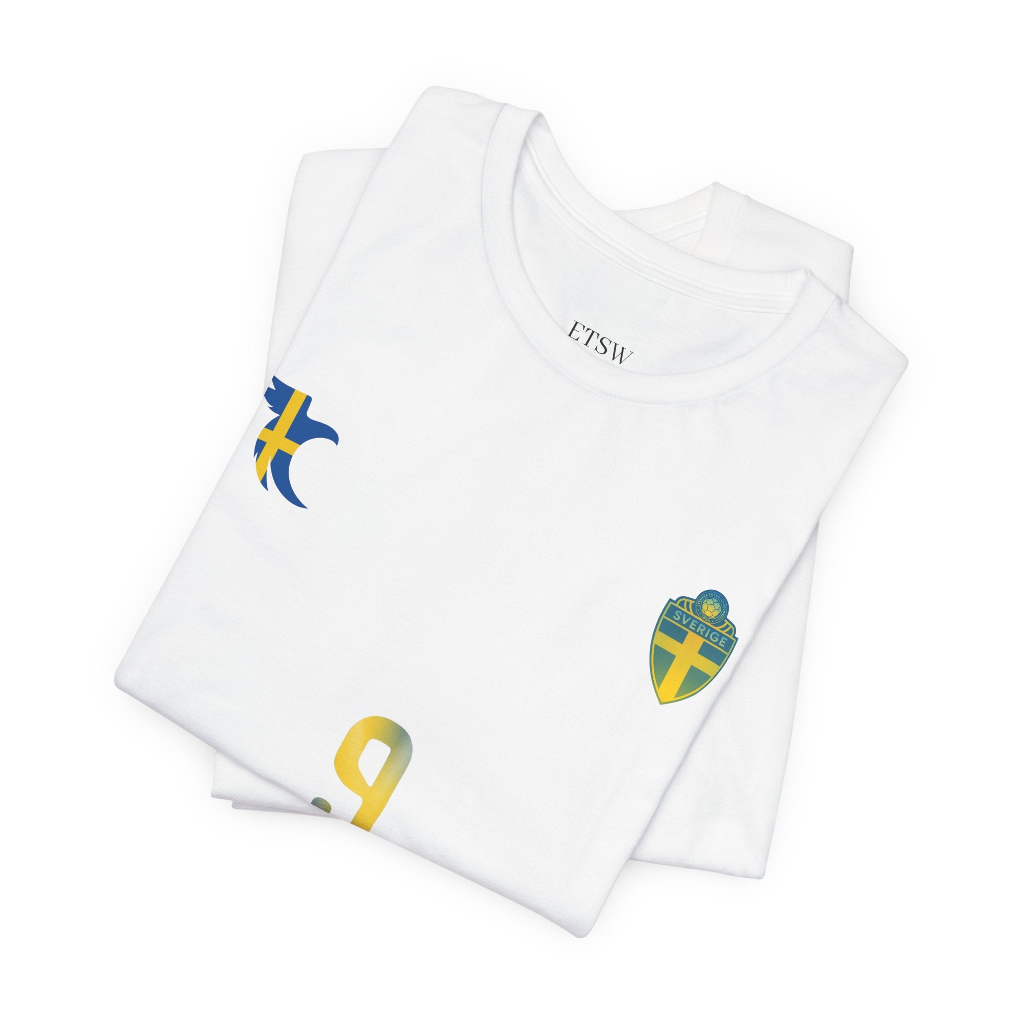 Swedish Isak #7 World Cup Jersey Tee