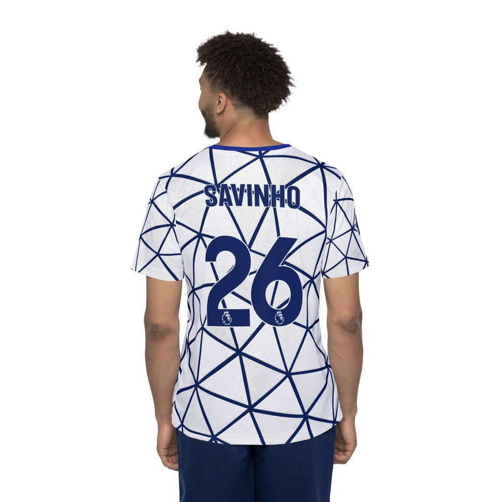 Tottenham-Inspired Men's Soccer Jersey — Savinho #26 All-Over Print