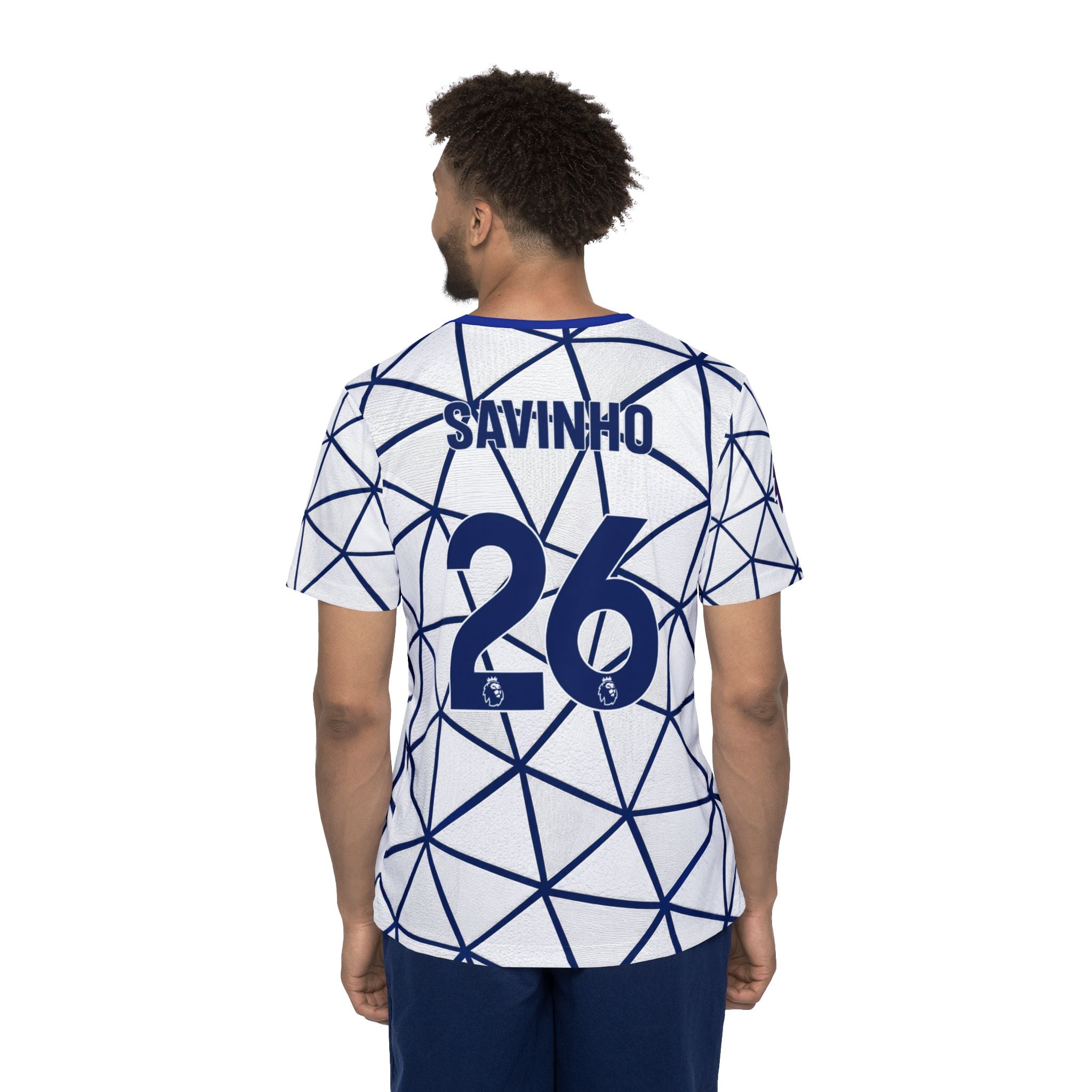 Tottenham-Inspired Men's Soccer Jersey — Savinho #26 All-Over Print