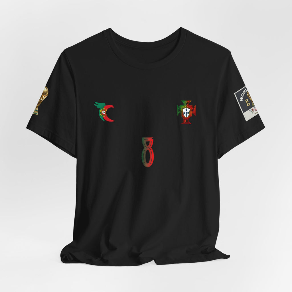 B. Fernandes Portugal Soccer Jersey Tee — Back Number 8 Football Fan Shirt