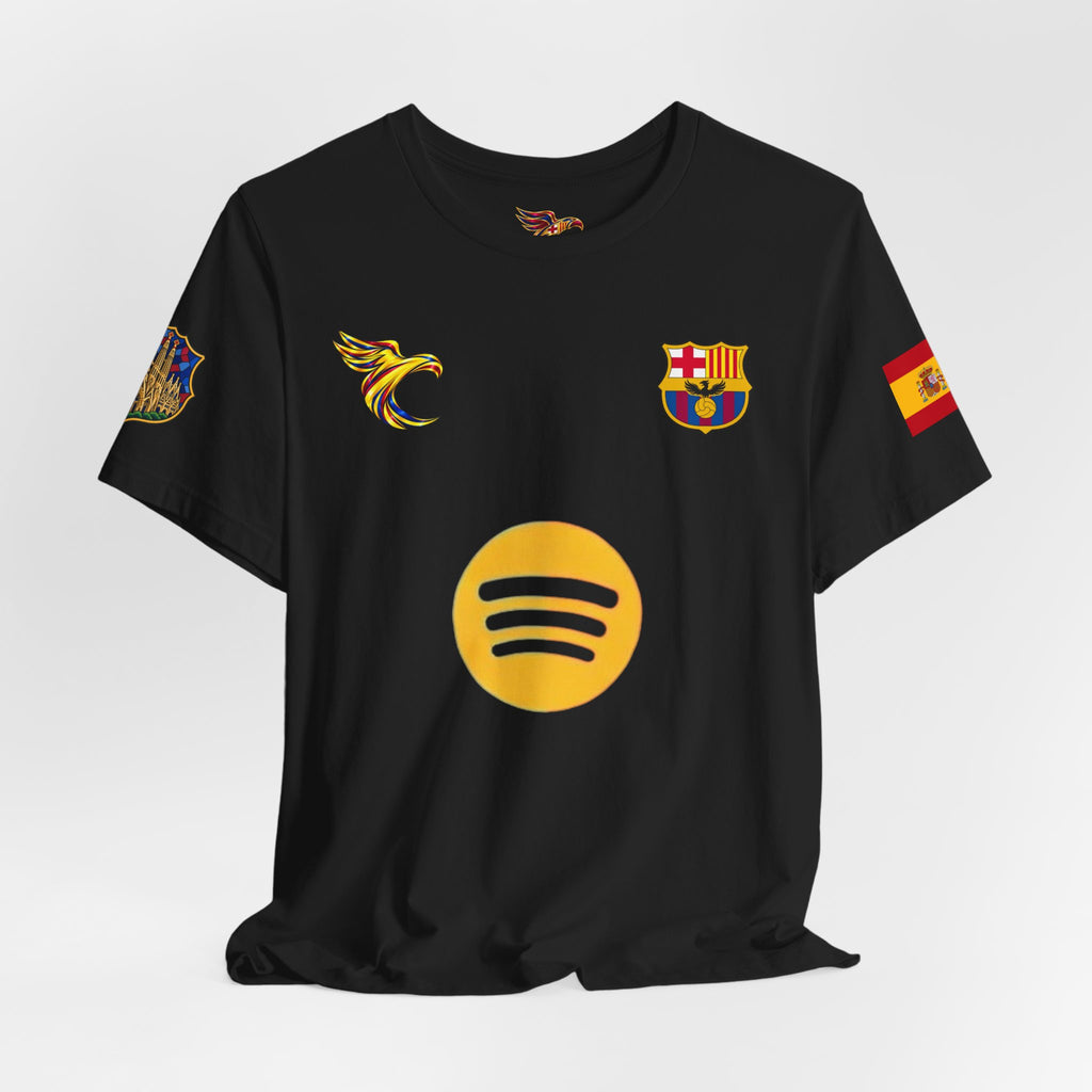 Barcelona Football Club Crest Black T-Shirt