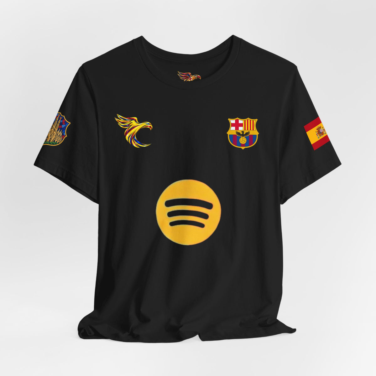 Barcelona Football Club Crest Black T-Shirt