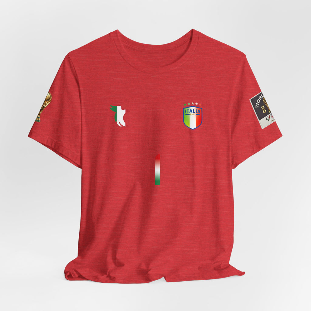 Donnarumma #1 Italy Jersey Tee | Soccer Goalkeeper Shirt