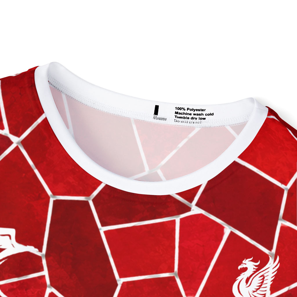 Liverpool Red Mosaic Soccer Jersey — Personalized Back Number 29 (Barcola)