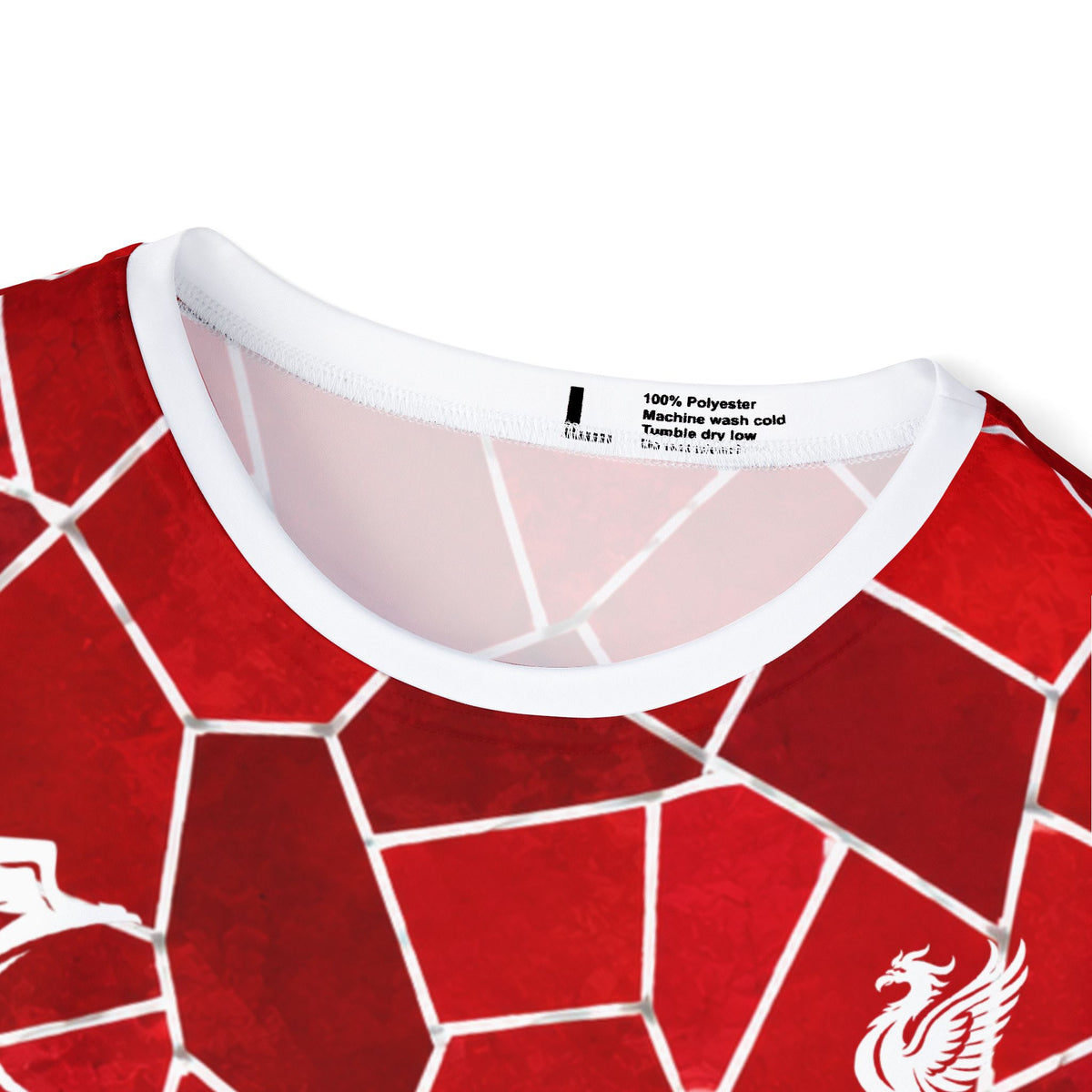 Liverpool Red Mosaic Soccer Jersey — Personalized Back Number 29 (Barcola)