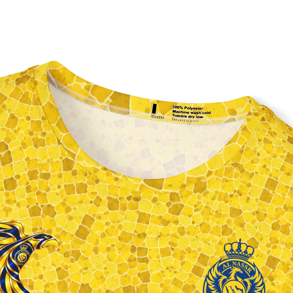 Men's Yellow Ronaldo #7 Soccer Jersey — KAFD All-Over Print