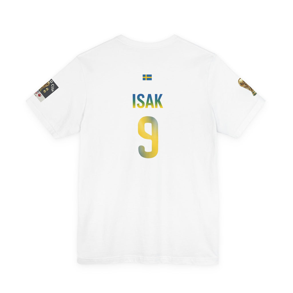 Swedish Isak #7 World Cup Jersey Tee