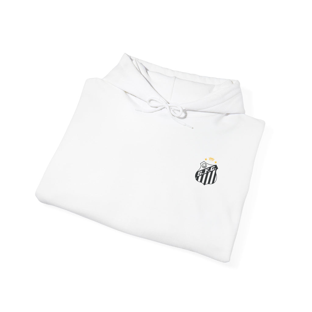 Neymar Jr. #10 Soccer Hoodie — Santos FC Crest Back/Chest Football Pullover