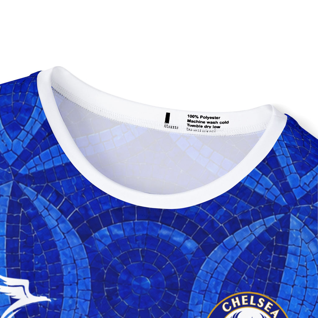 Men's Blue Soccer Jersey — 'Palmer 10' All-Over Print