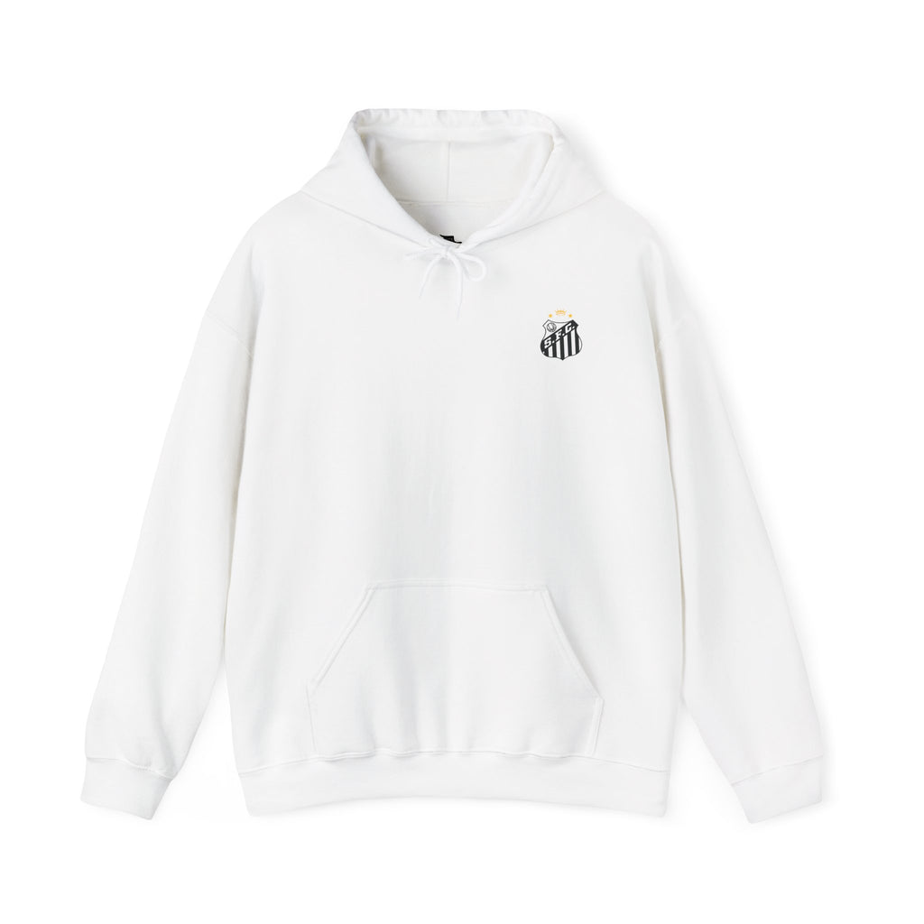 Neymar Jr. #10 Soccer Hoodie — Santos FC Crest Back/Chest Football Pullover