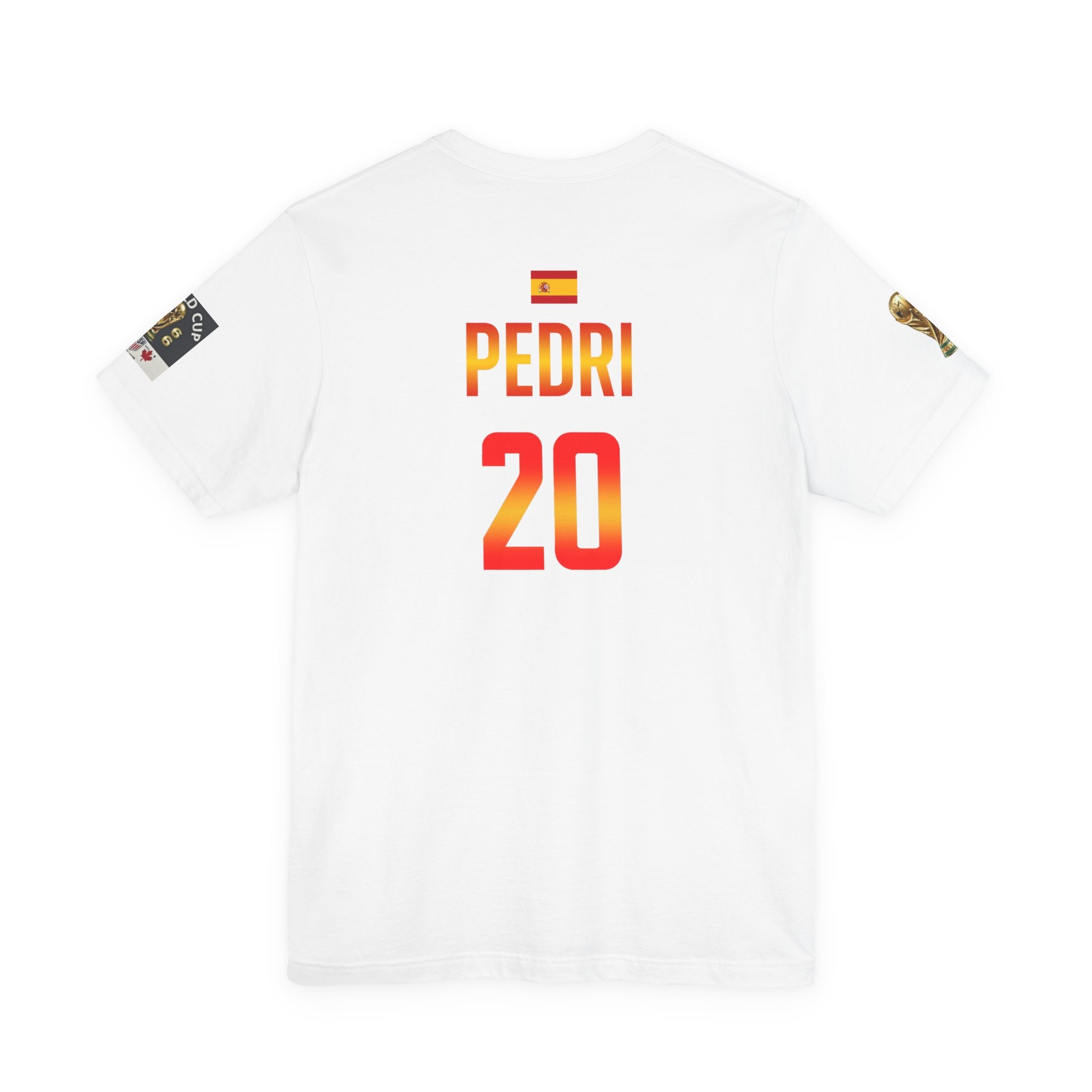 PEDRI 20 Soccer Jersey T-Shirt | Spain Football Name Number Tee