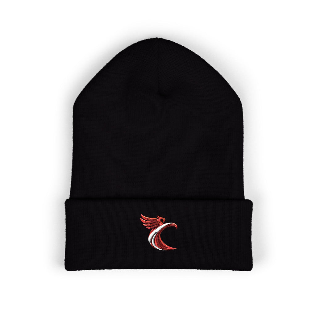 Embroidered Phoenix Liverpool Crest Beanie - Classic Cuffed Knit Hat