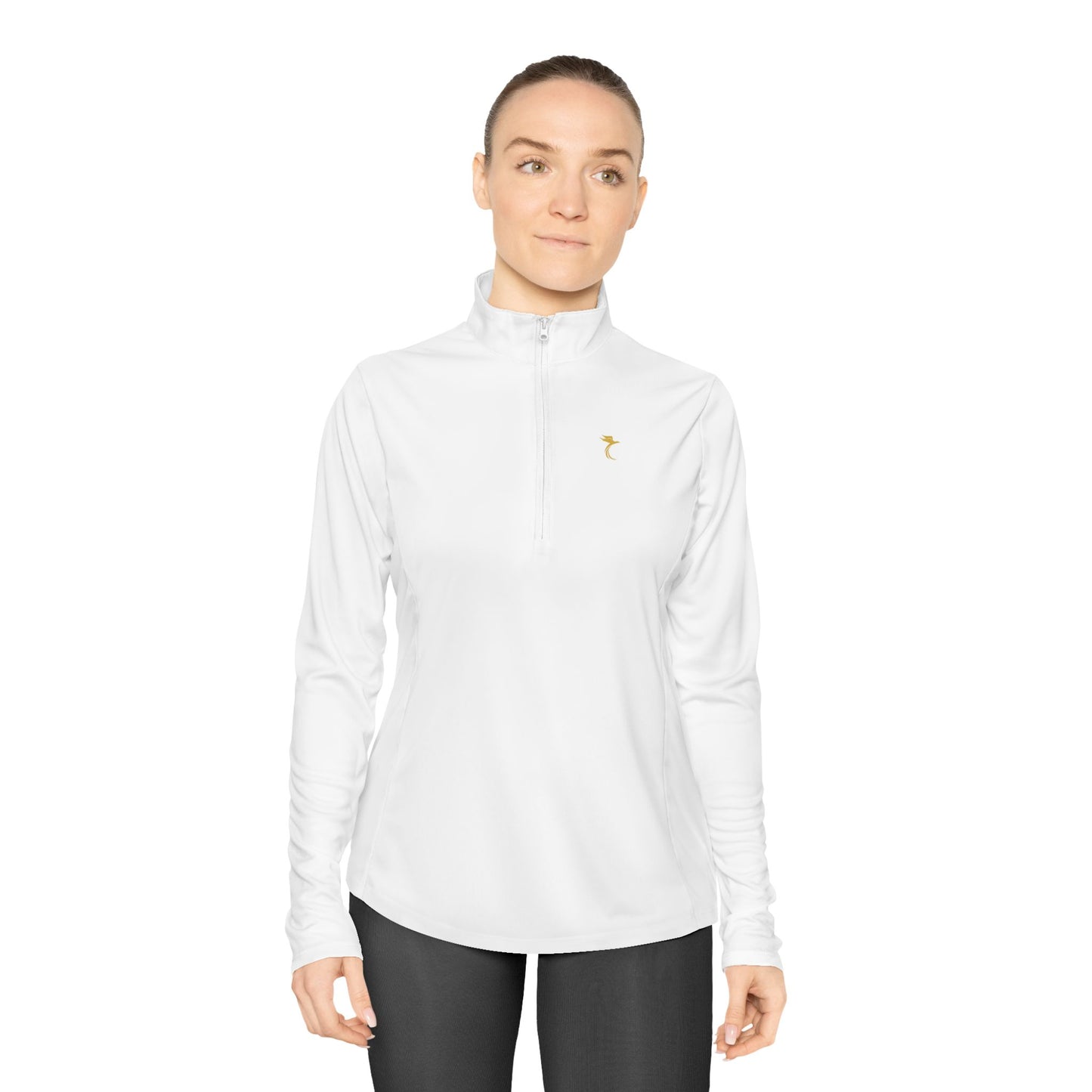 Ladies Quarter-Zip Pullover - Chic Activewear for Women image 2