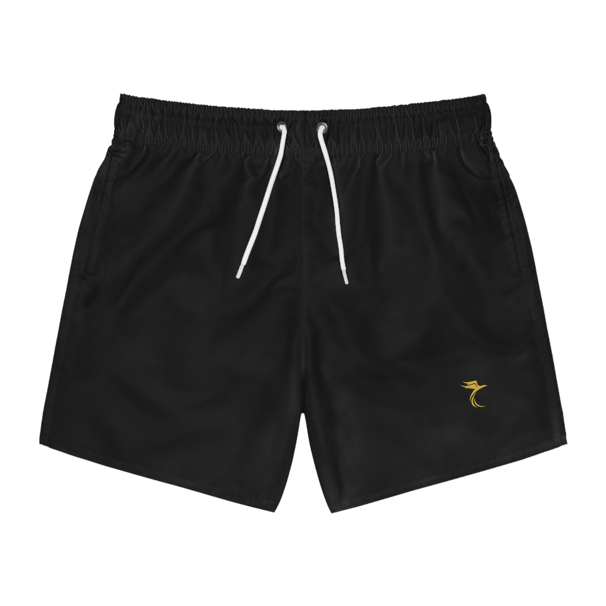 Stylish Black Swim Trunks for Summer Fun image 0