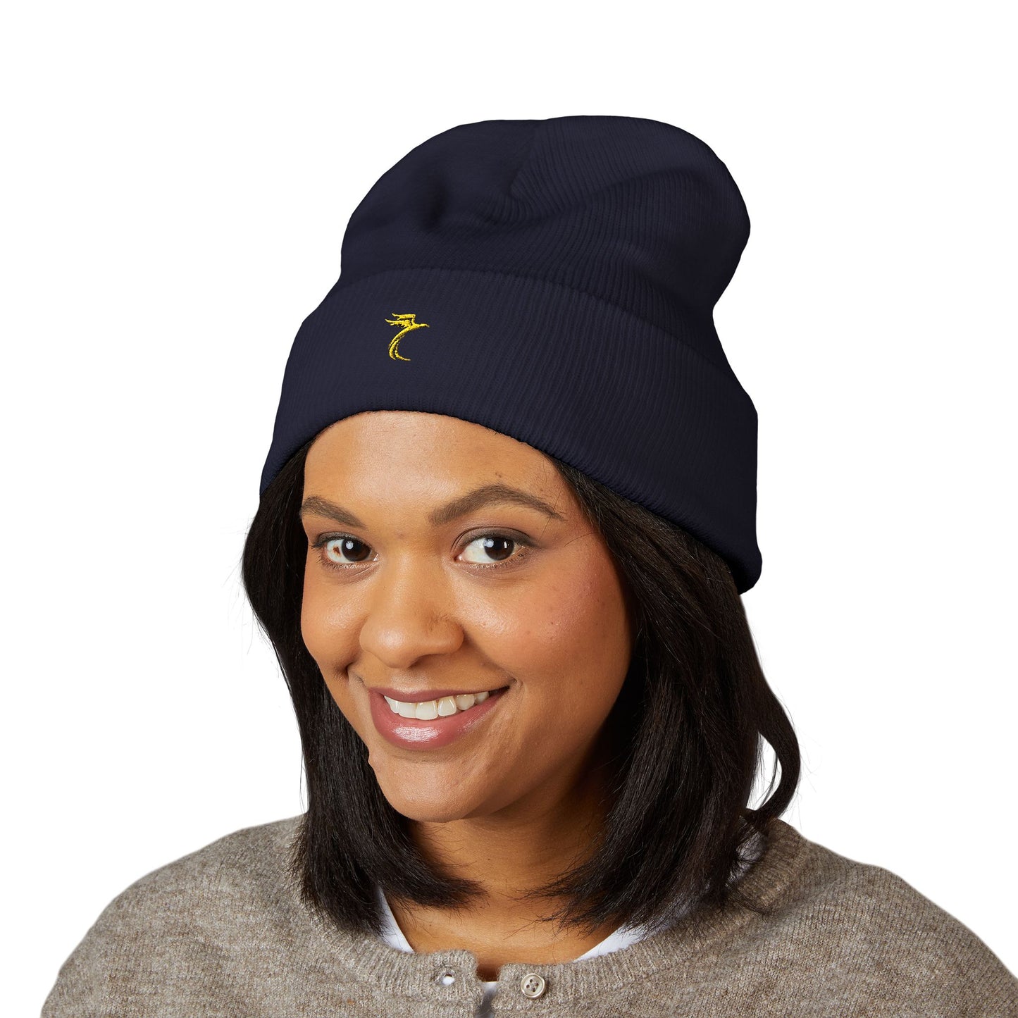 Embroidered Classic Cuffed Beanie – Stylish Warmth for Every Occasion