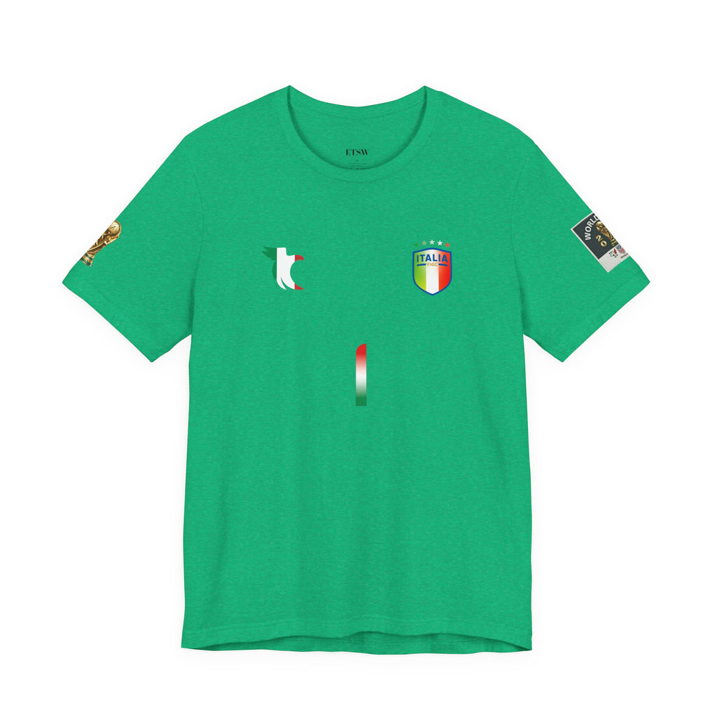 Donnarumma #1 Italy Jersey Tee | Soccer Goalkeeper Shirt