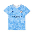 Kids Soccer Jersey — Light Blue All-Over Print with Number 9