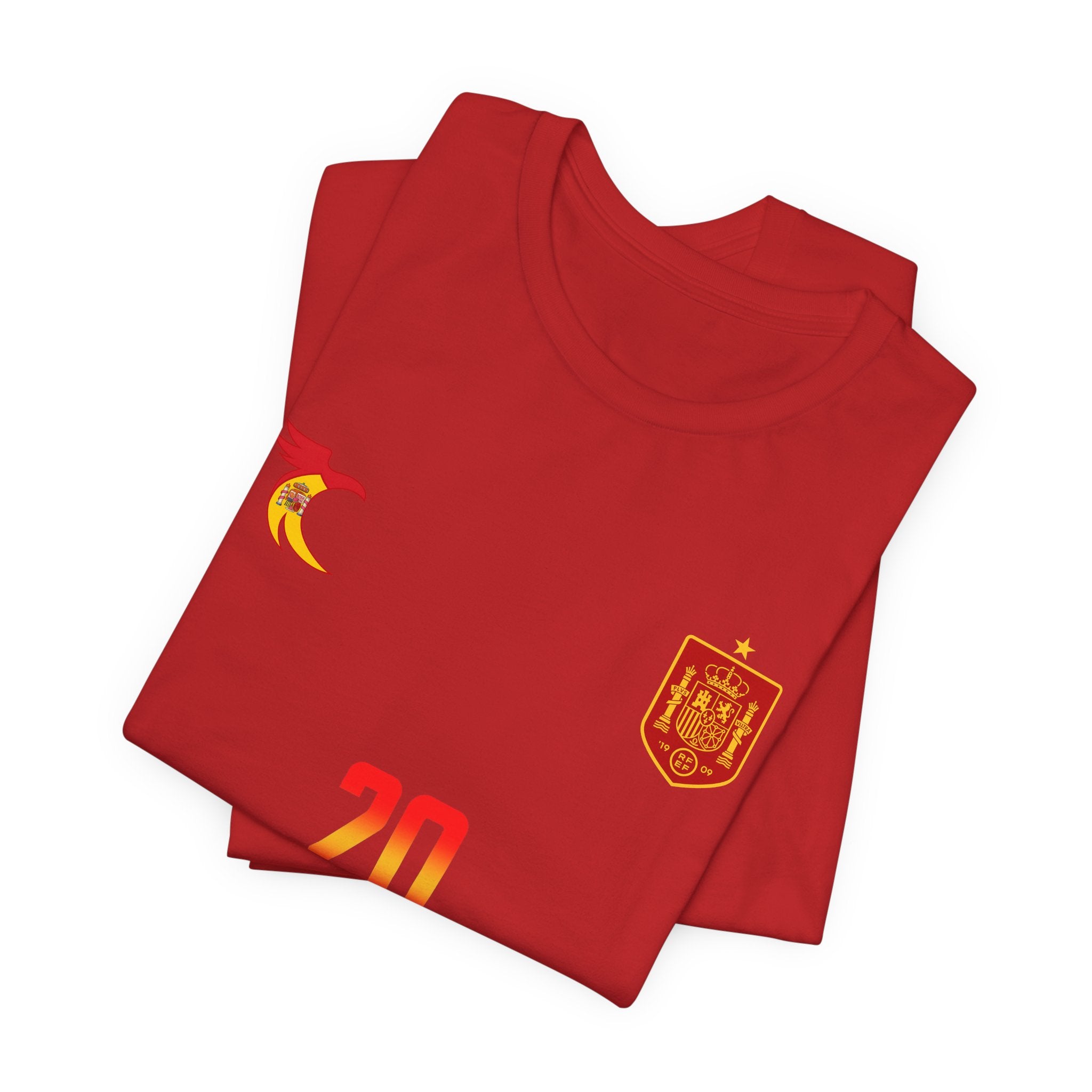 PEDRI 20 Soccer Jersey T-Shirt | Spain Football Name Number Tee