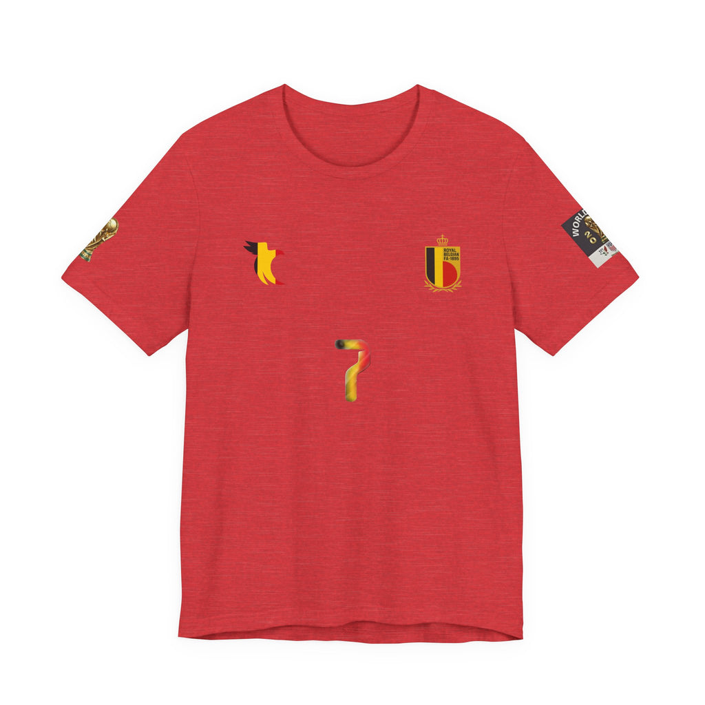 De Bruyne 7 Jersey Tee | Belgium soccer number 7 shirt