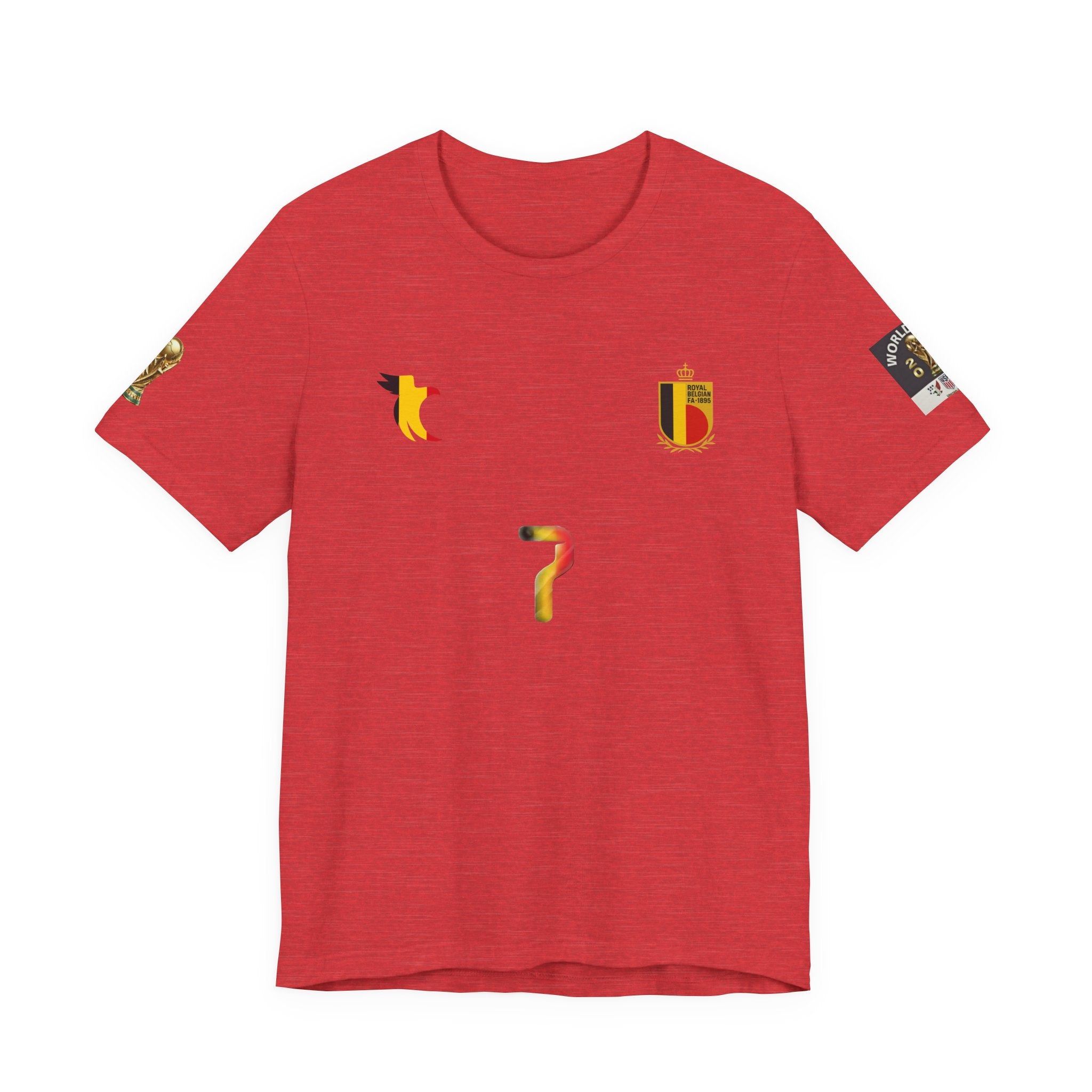De Bruyne 7 Jersey Tee | Belgium soccer number 7 shirt