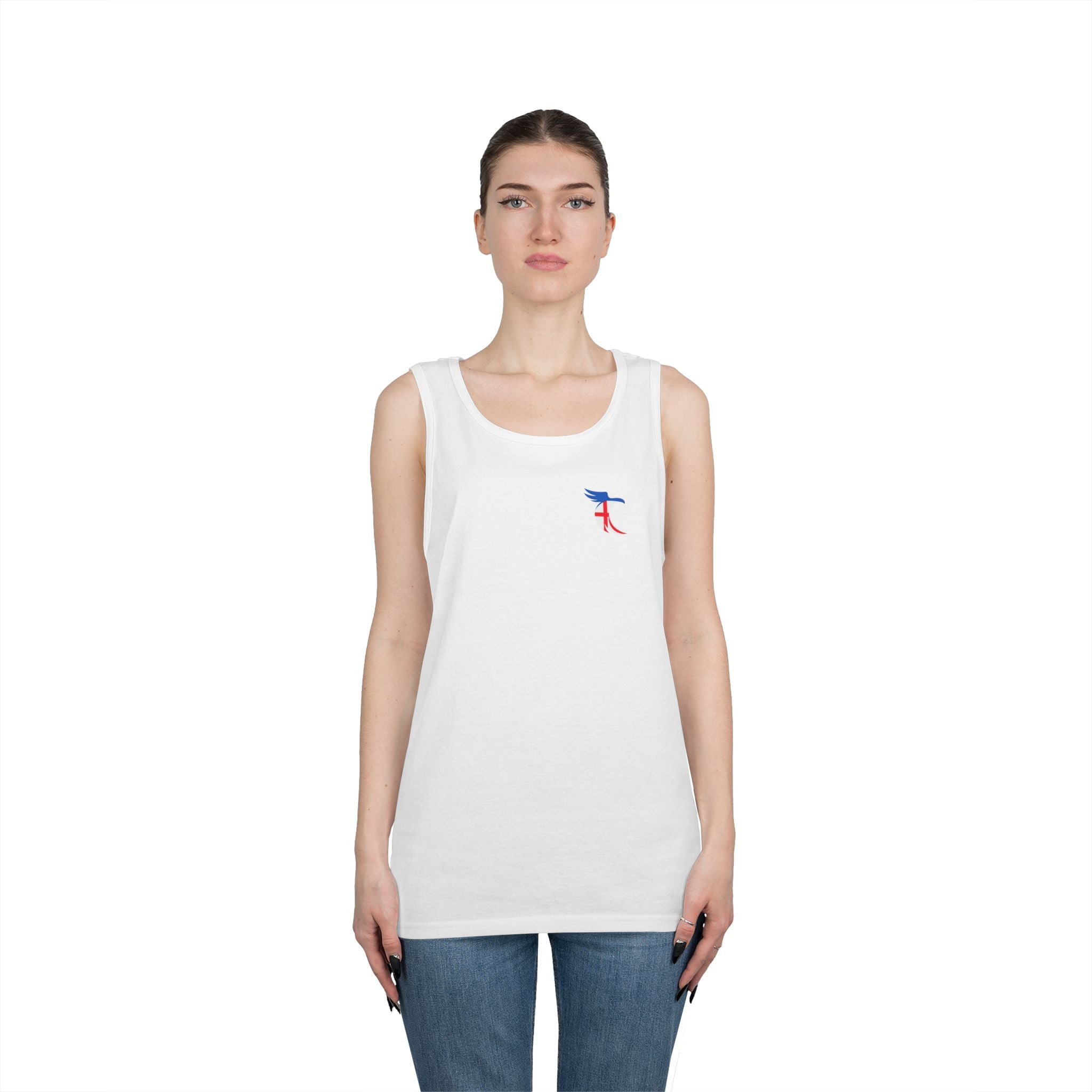 England Crest Tank Top – Retro British Flag Coat of Arms Vest