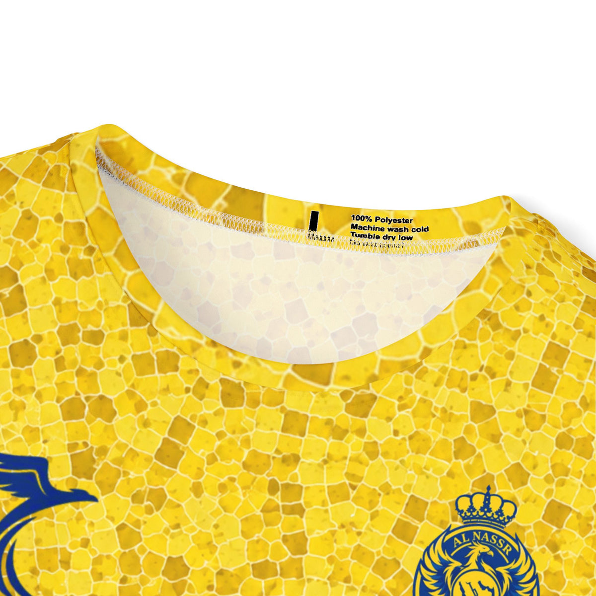 Men's Yellow Ronaldo #7 Soccer Jersey — KAFD All-Over Print