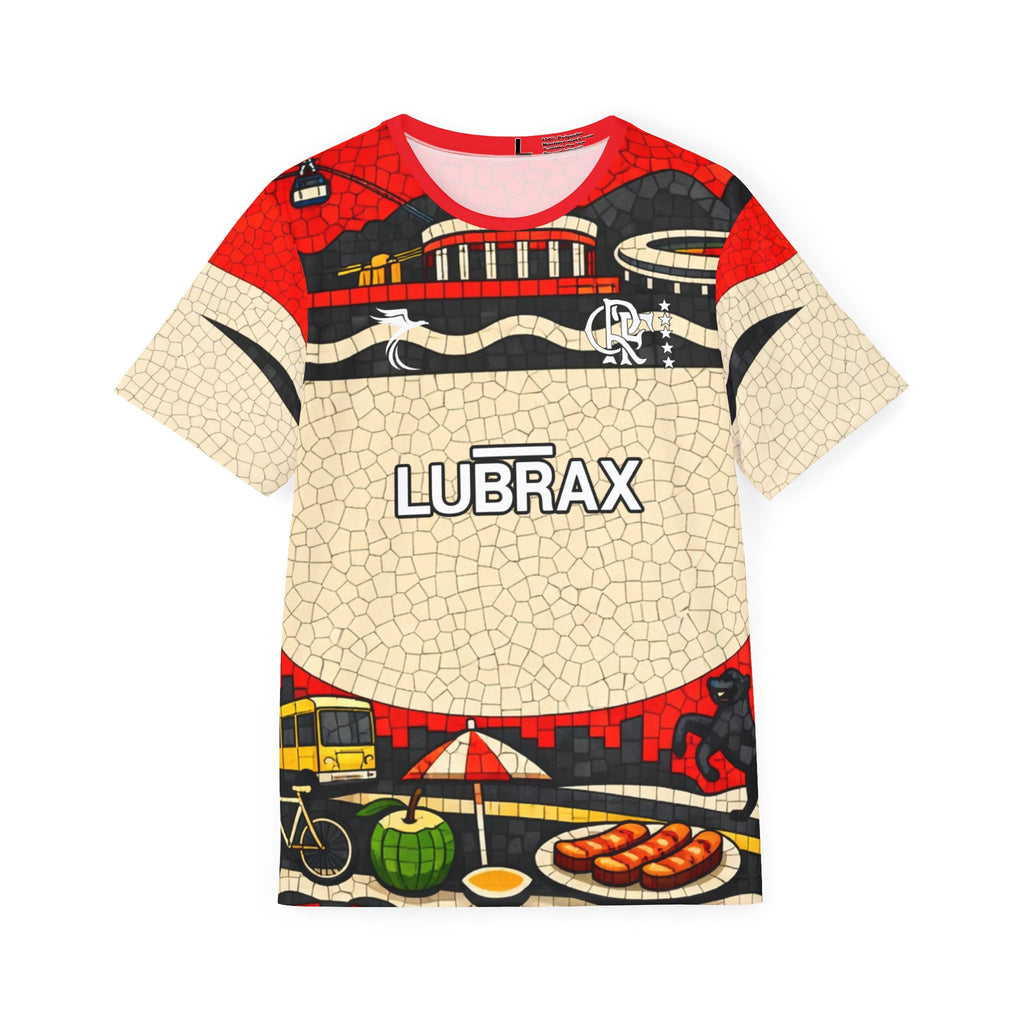 Men's Jersey — Vintage Asian Street Food Mosaic Print