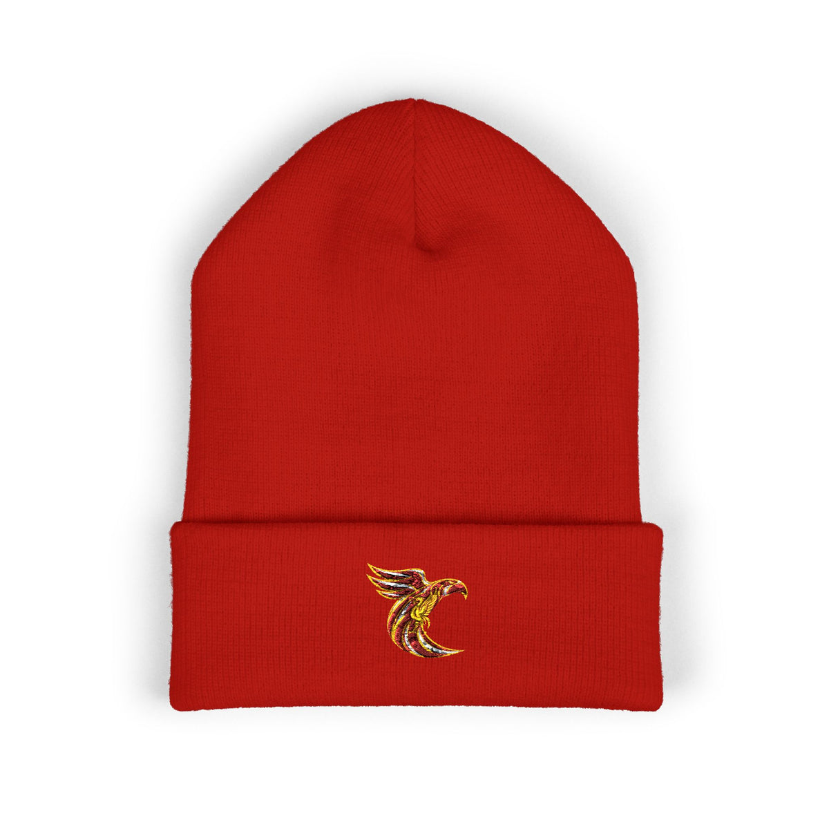 Embroidered Phoenix Liverpool Crest Beanie - Classic Cuffed Knit Hat