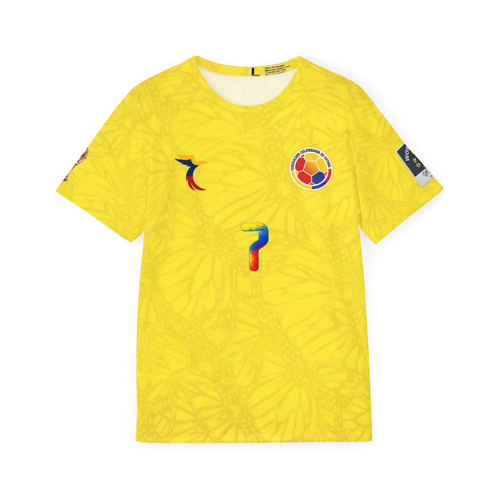 Colombia Yellow Soccer Jersey – 'Díaz' #7 Fan Replica