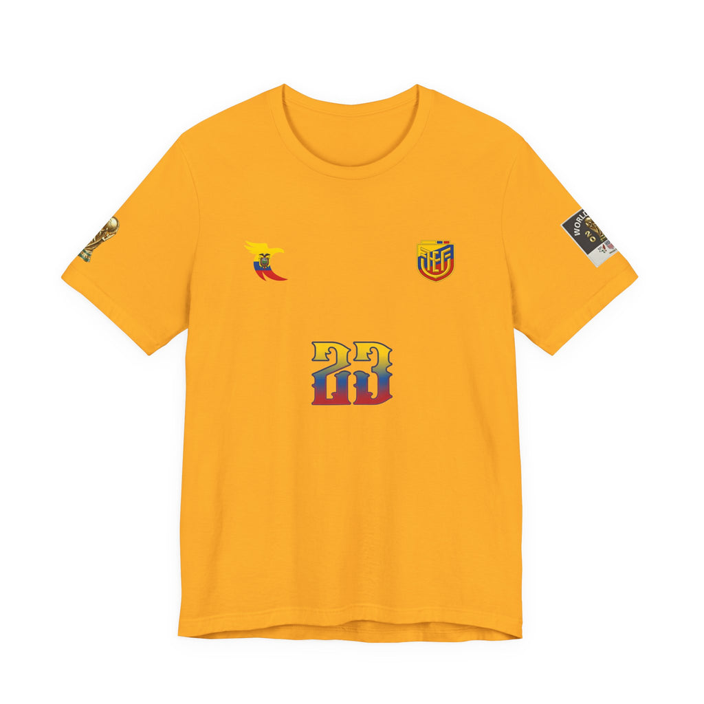 Caicedo Ecuador Soccer Jersey T‑Shirt — Custom Name & Number (23)