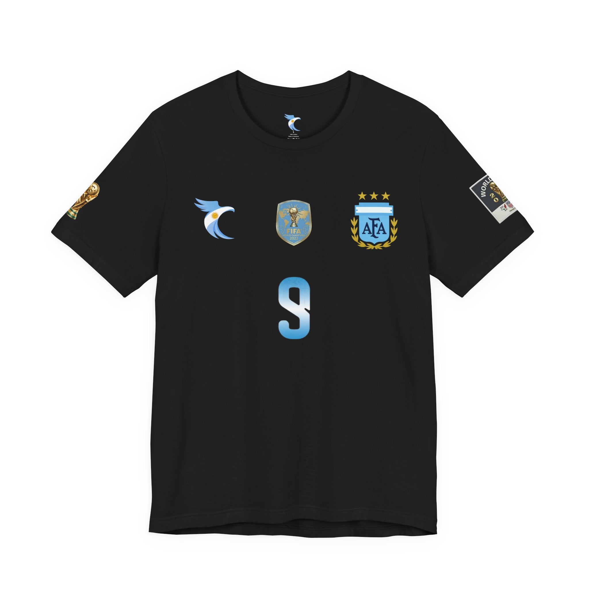 Argentina Alverez #9 Jersey Tee — J. Álvarez #9 Replica Football