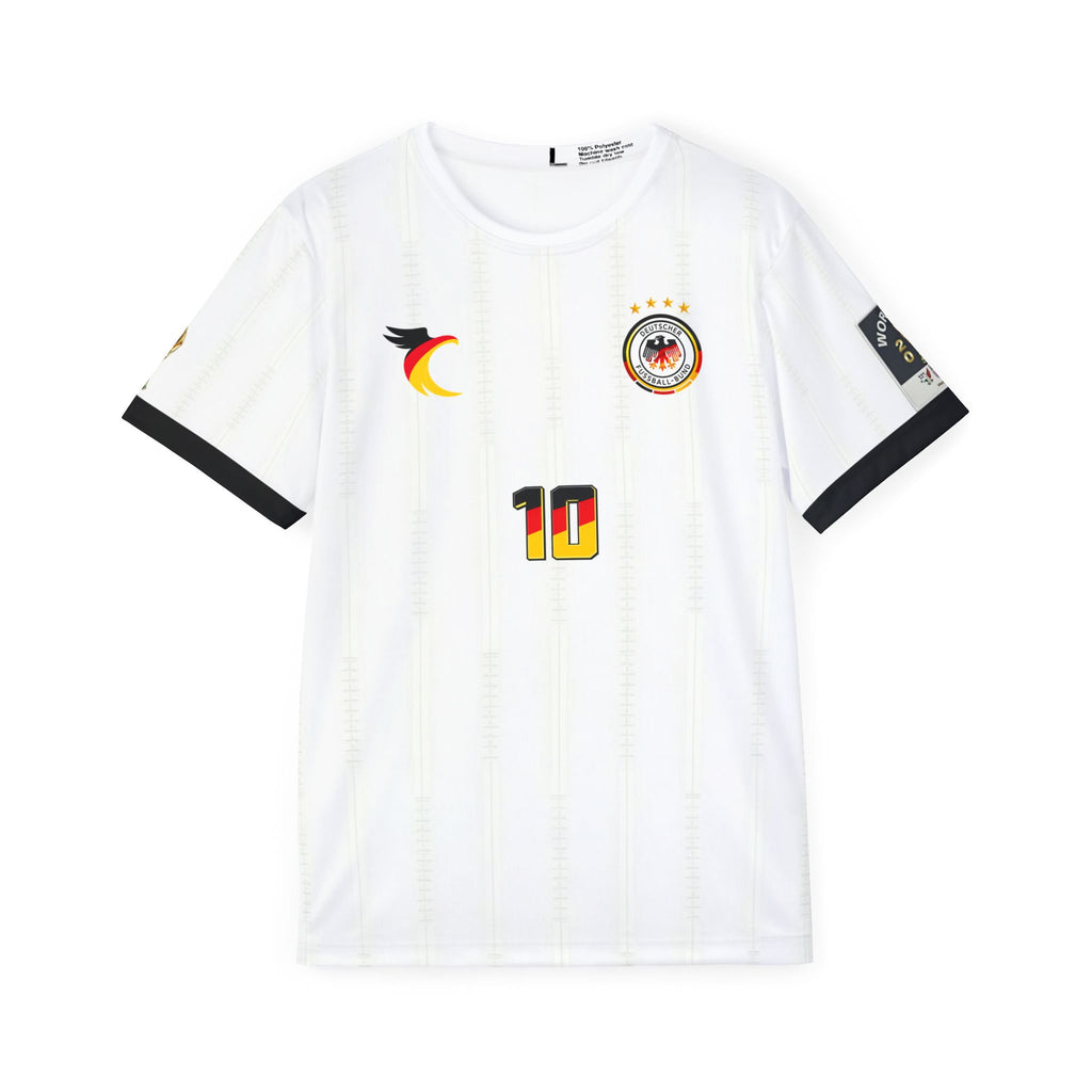 Germany Soccer Jersey — Musiala #10 White Men's Football Shirt