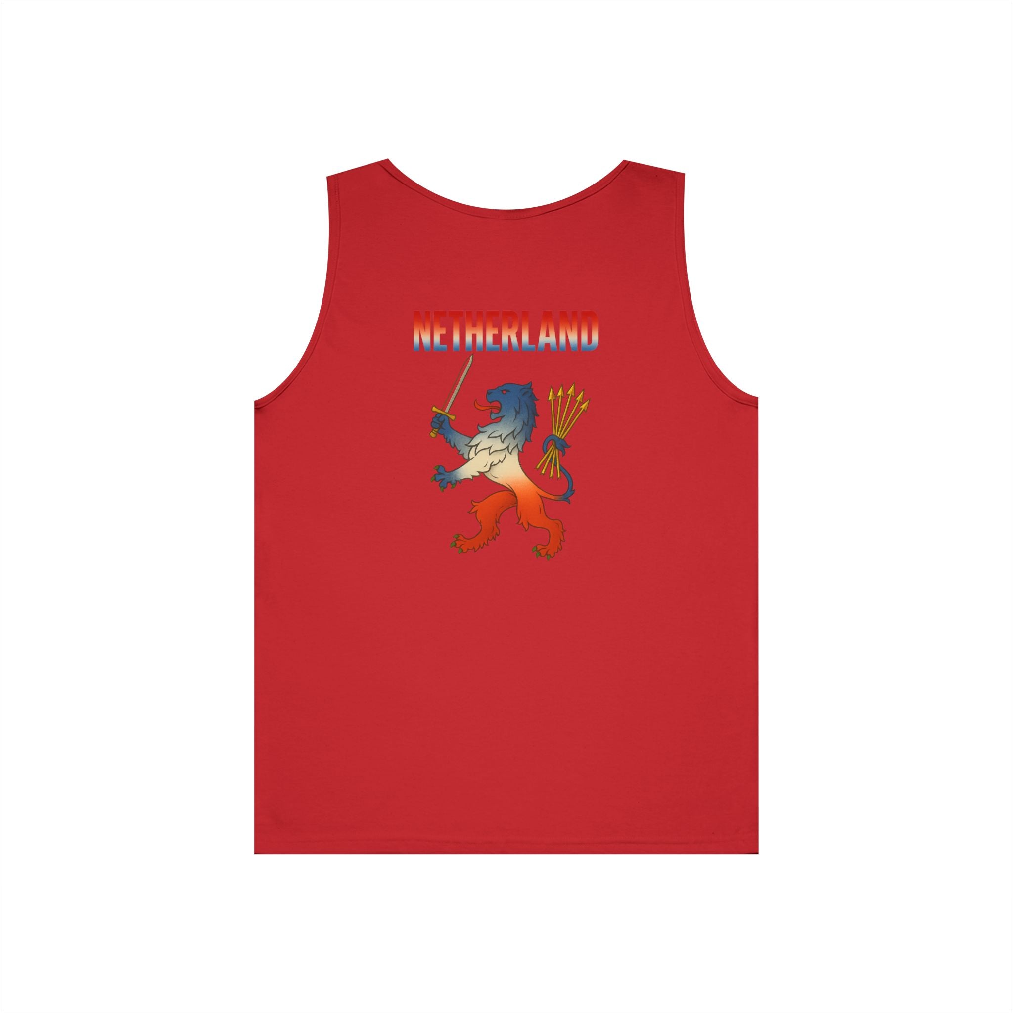 Netherland Lion Tank Top — Vintage Dutch Flag Lion Graphic