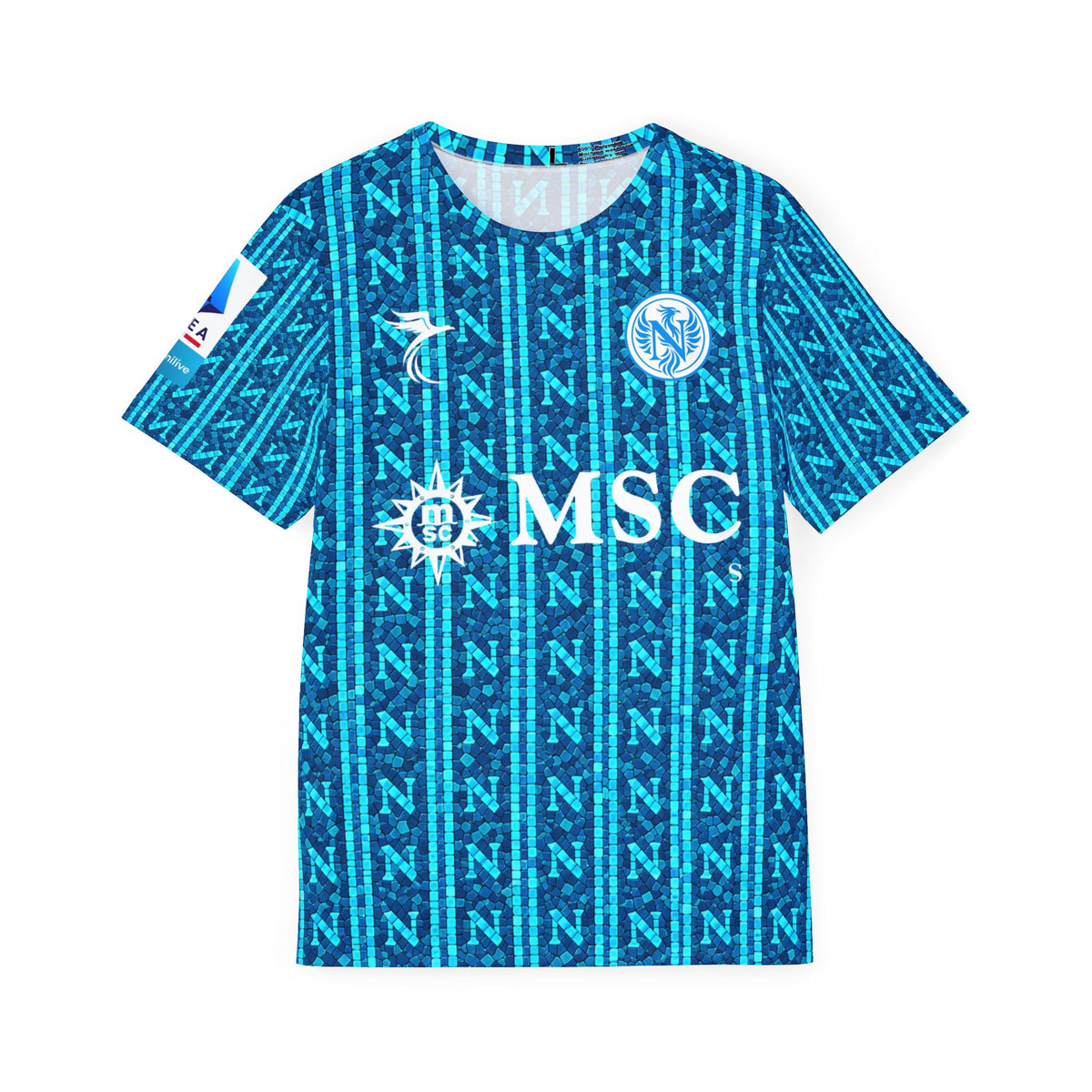 Napoli Blue De Bruyne #11 Men's Sports Jersey — All-Over Print Football Shirt
