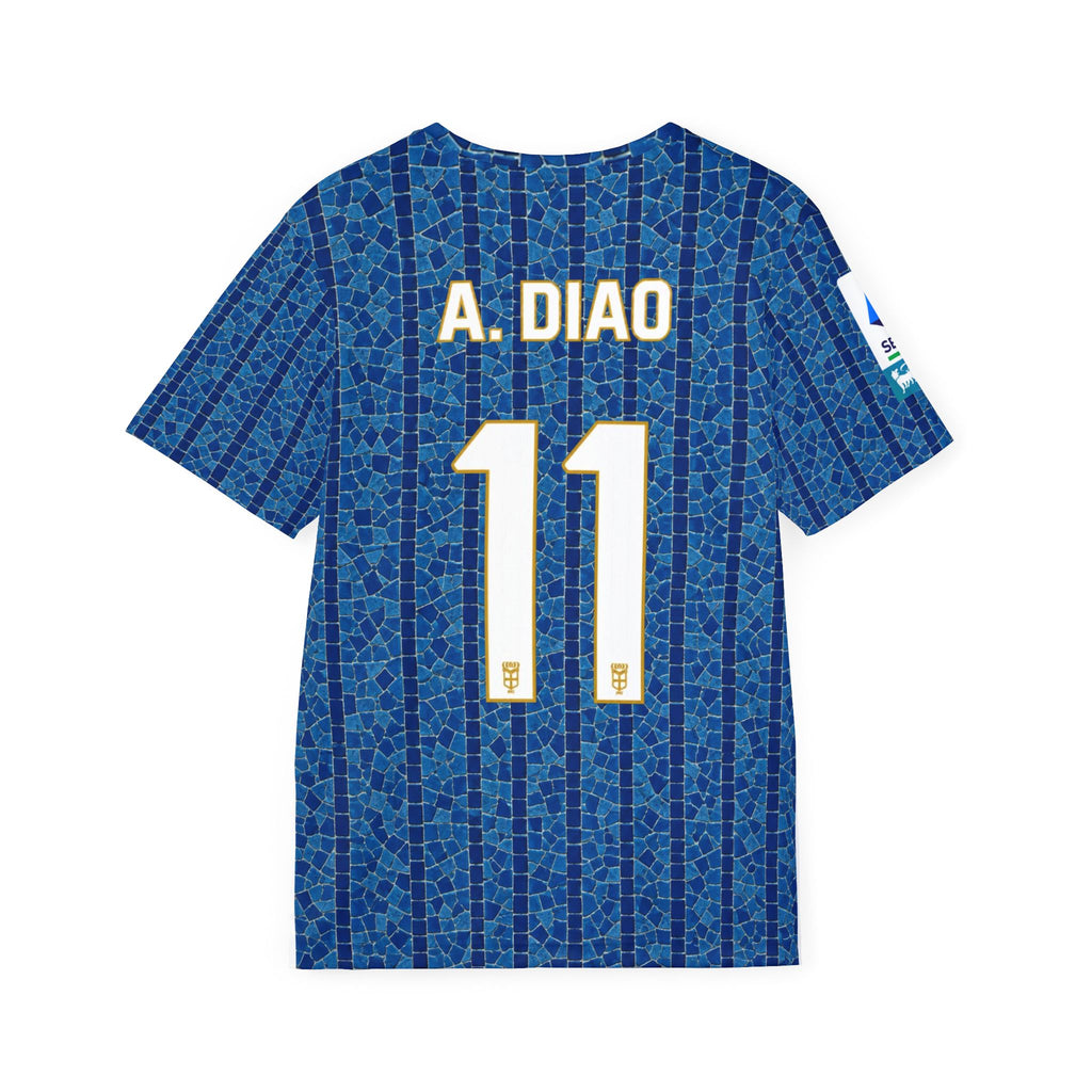 Men's Personalized Soccer Jersey - Blue A. Diao #11 Team Kit