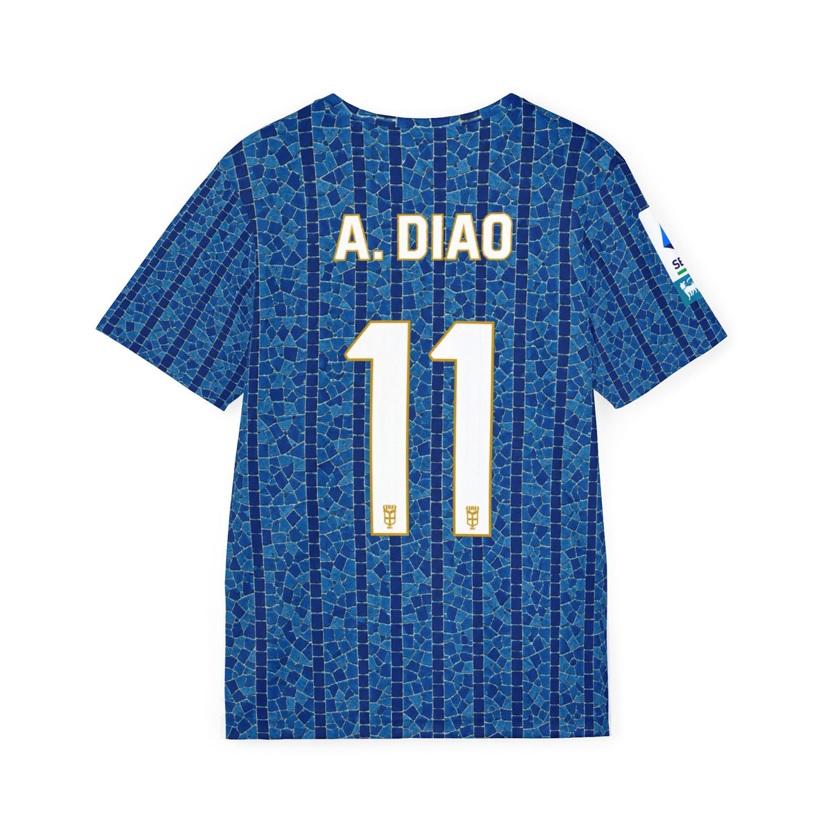 Men's Personalized Soccer Jersey - Blue A. Diao #11 Team Kit