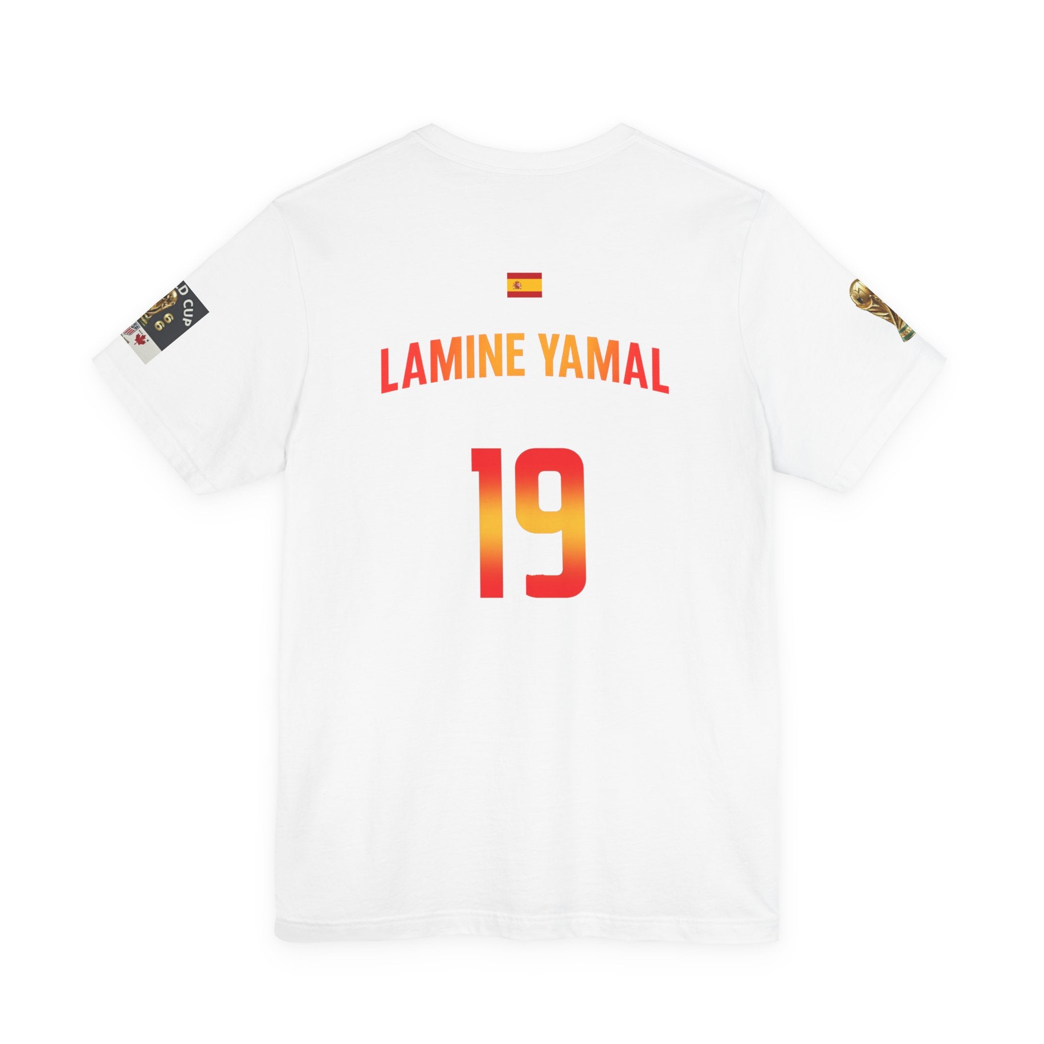 Lamine Yamal #19 World Cup Jersey Tee — Spain Football Fan Shirt