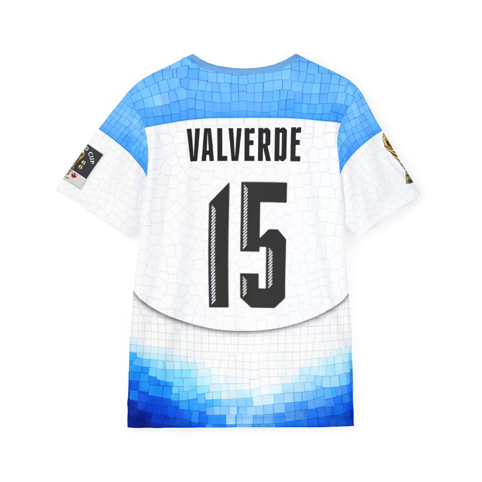 Uruguayan Mosaic Sports Jersey – Mate, Asado & Soccer All-Over Print