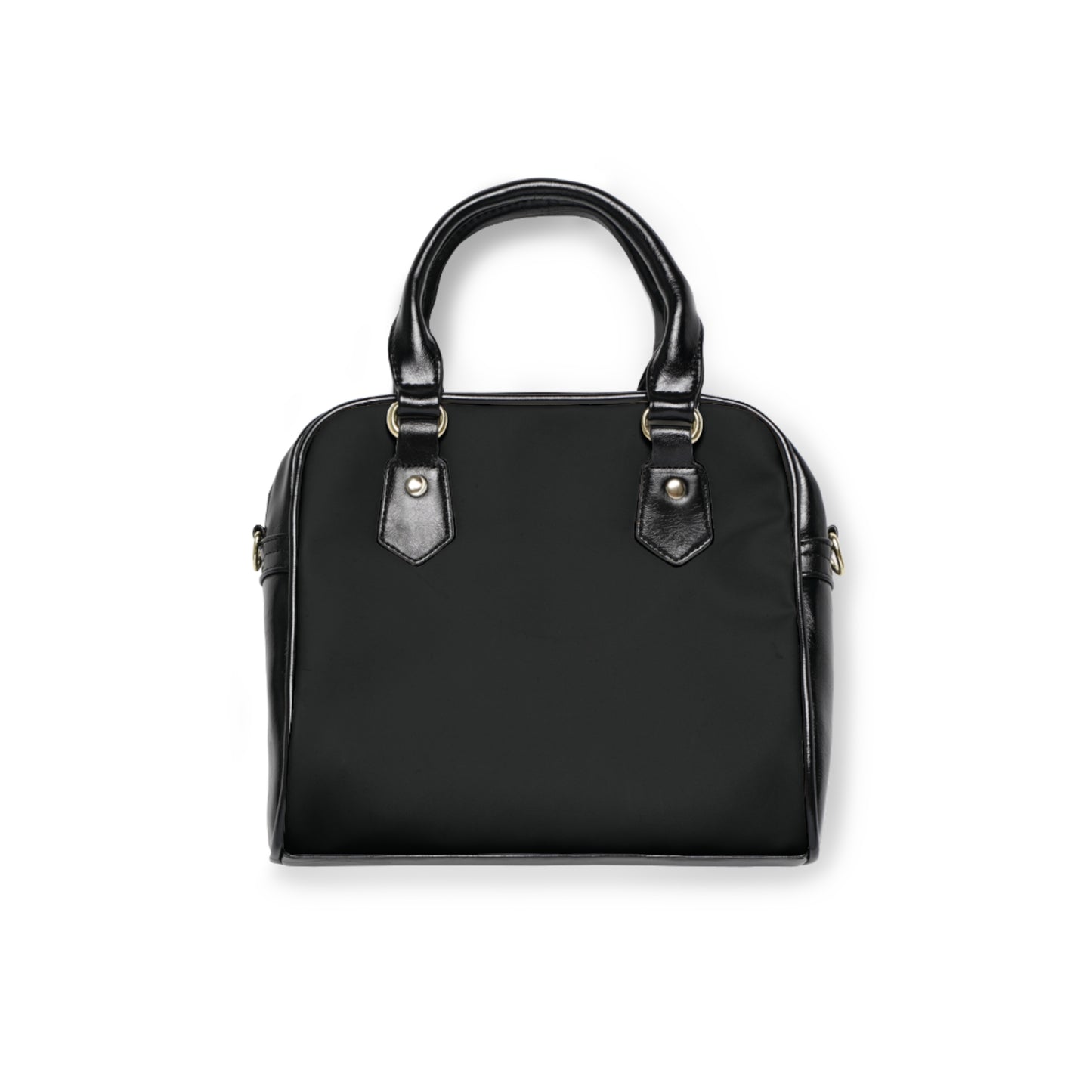 Black Shoulder Handbag with Elegant Design