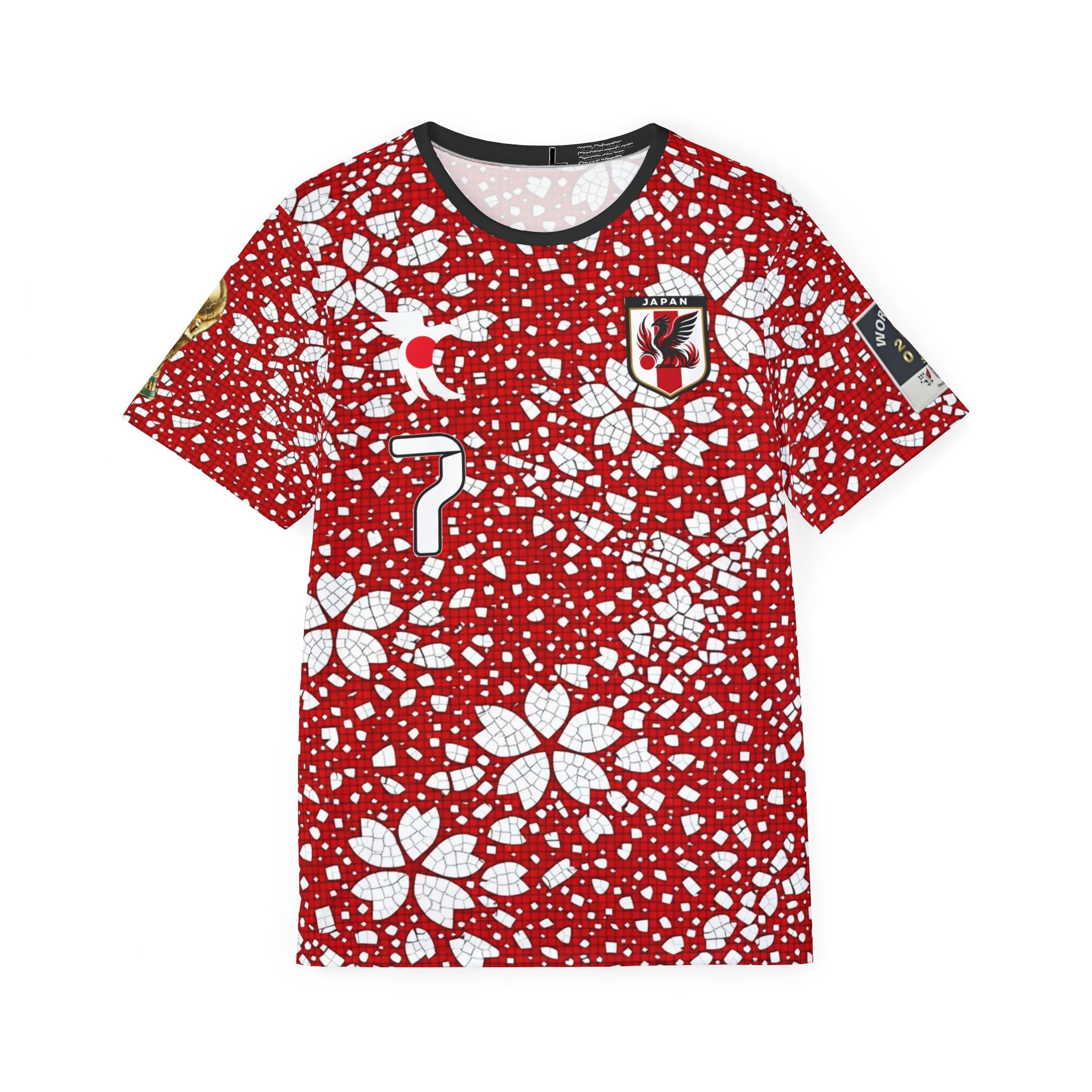 Men's Soccer Jersey - Blue Mitoma #7 All-Over Print